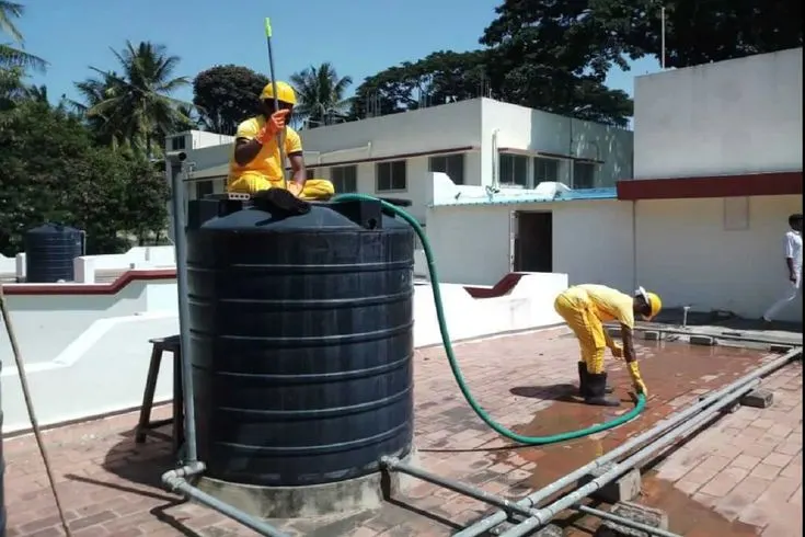 Overhead Water Tank Cleaning Service