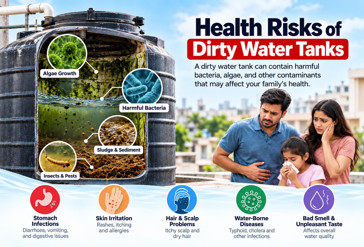 Health Risks of Dirty Water Tanks